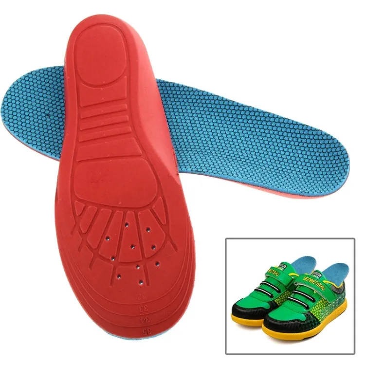 1 Pair Children EVA Orthopedic Arch Support Shoe Pads Sports Running Insoles, Size: 23cm x 8cm