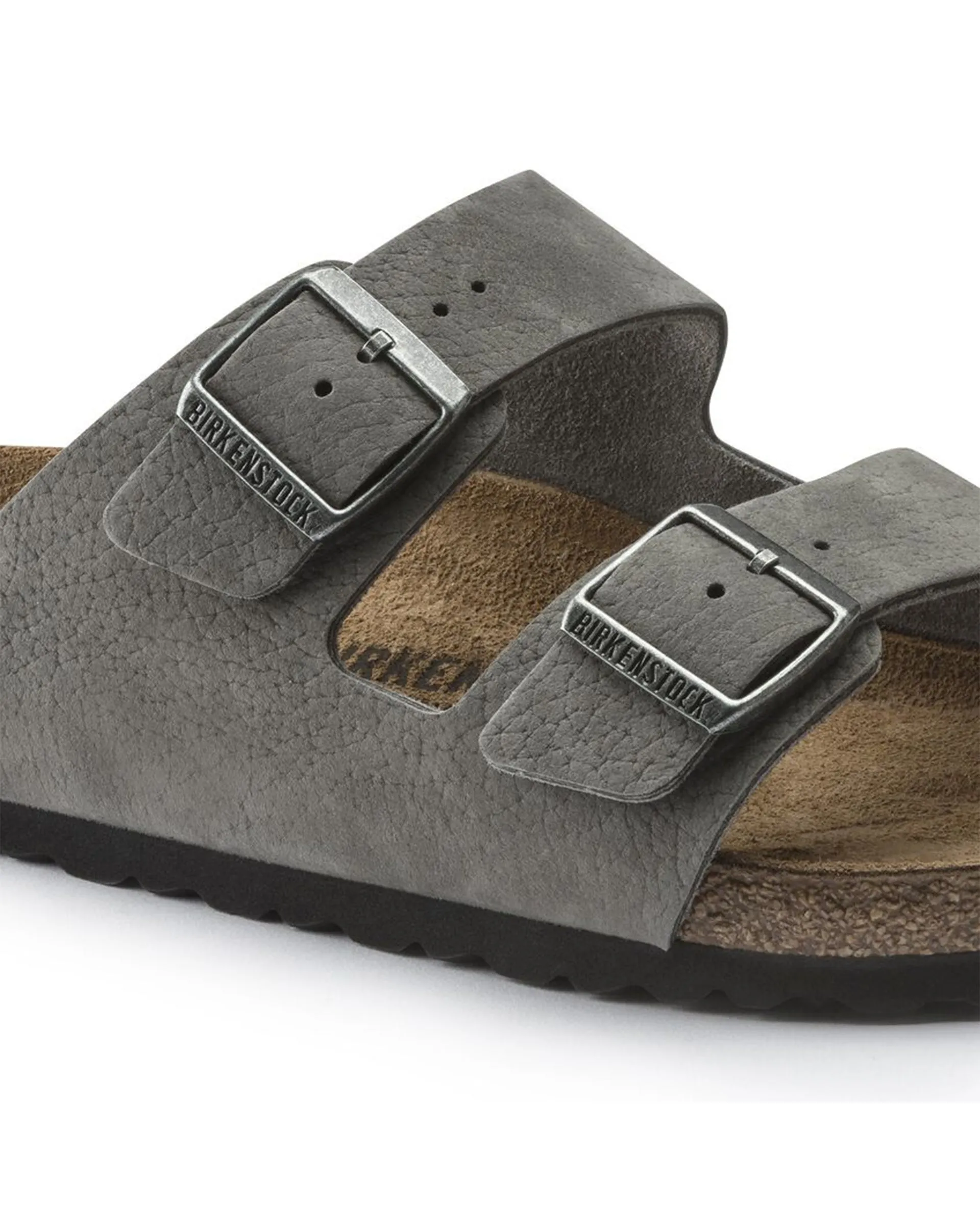 Arizona Nubuck Leather (Wide) (Desert Buck Whale Gray)