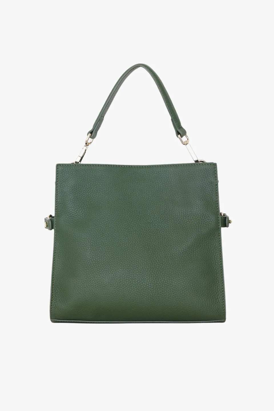 Bea Evergreen Leather Crossbody Bag