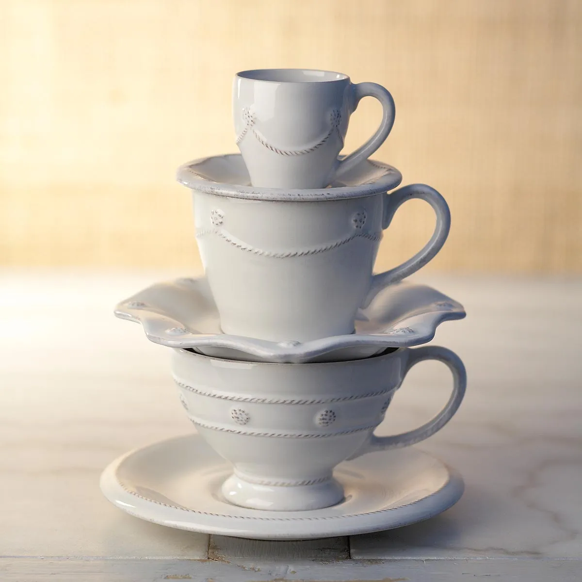 Berry & Thread Espresso Cup - Whitewash