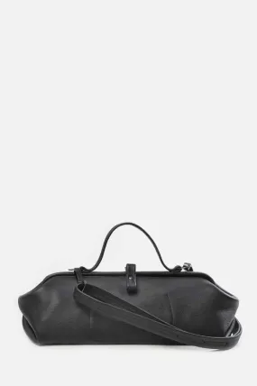 Black Baguette Bag