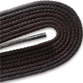 Boot/High Top Waxed Laces - Brown (2 Pair Pack) Shoelaces