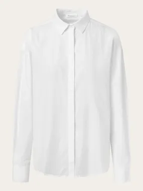 Boxy poplin Shirt - Bright White