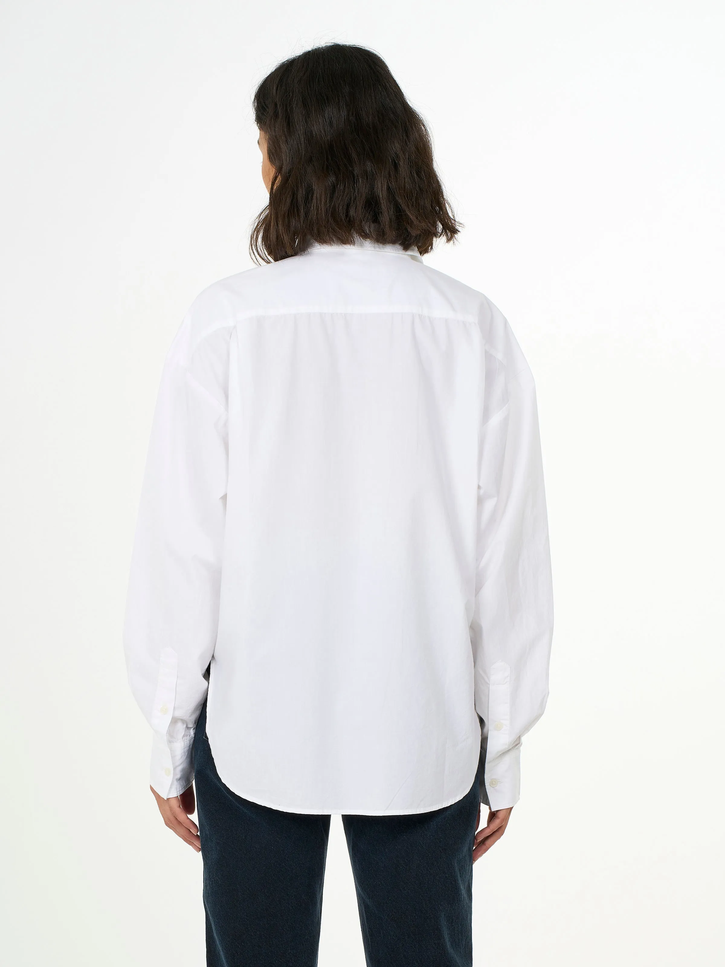 Boxy poplin Shirt - Bright White