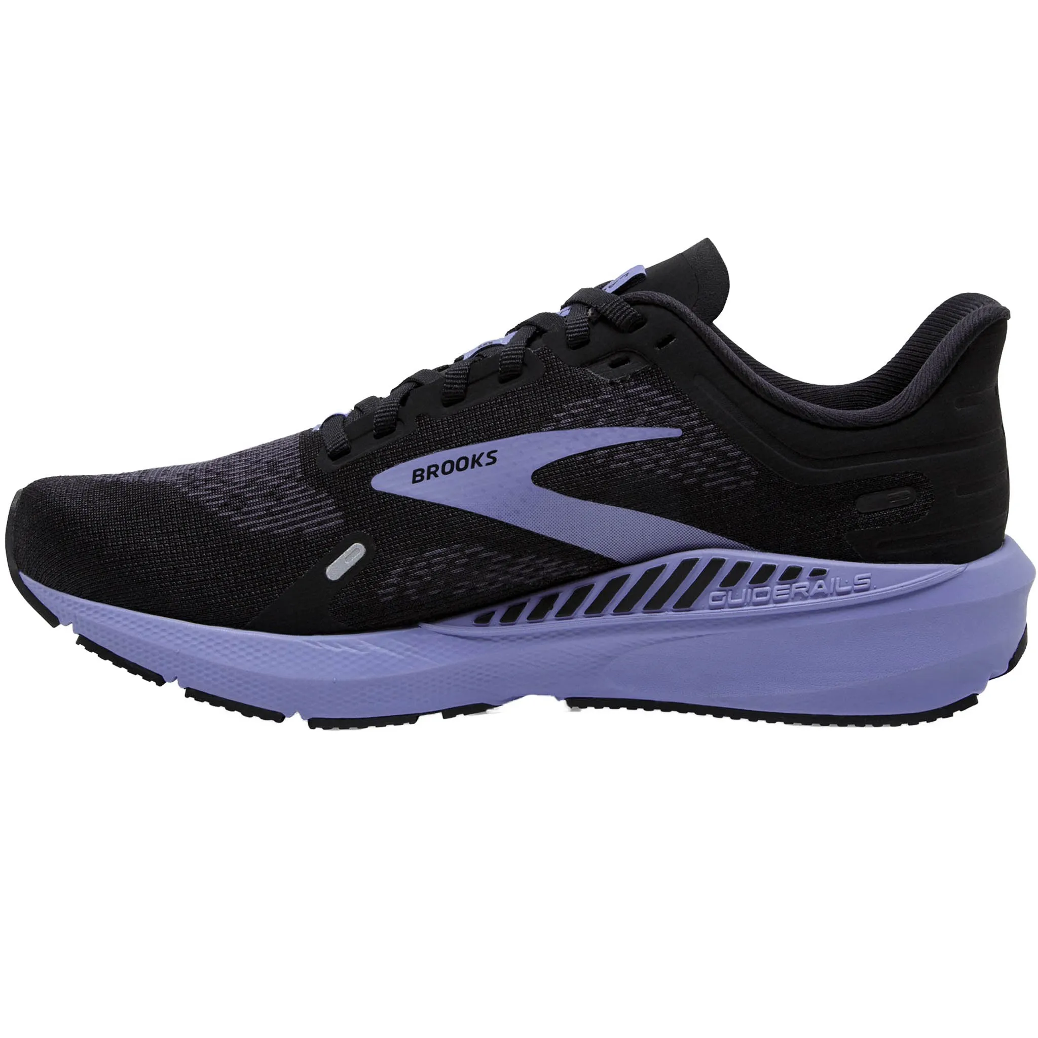 Brooks Women's 120374 060 Launch GTS 9 Black Ebony Purple Speed Support Running Shoes