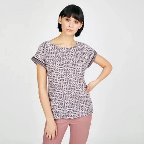 Cap Sleeve Desert Mosaic Top