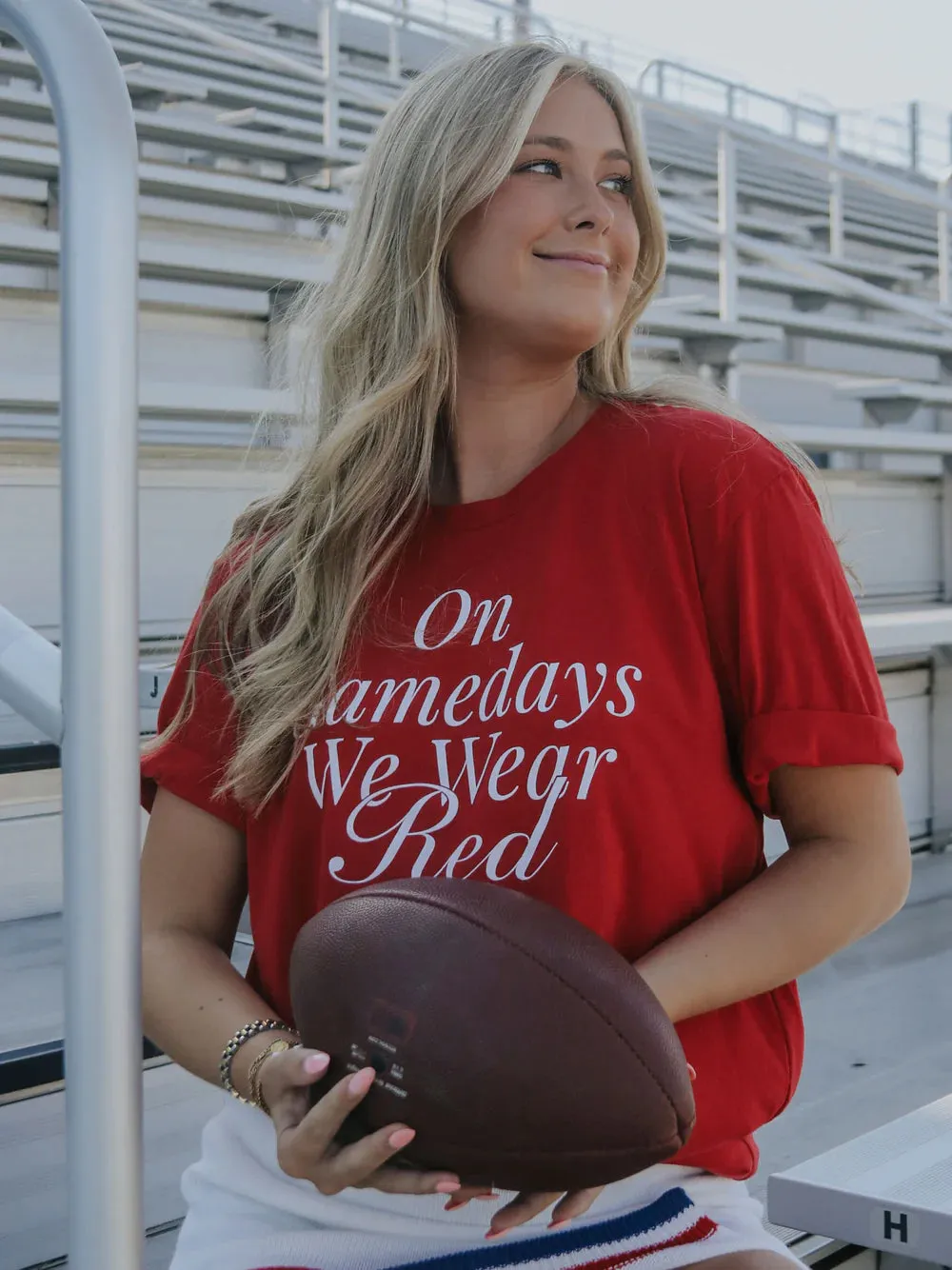 Charlie Southern On Gameday We Wear Red Tee