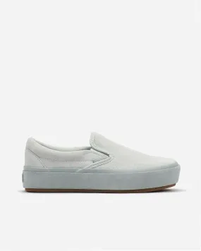 Classic Slip-On Platform Suede Outsole Blue Flower/Metal