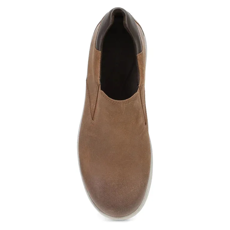 Dansko Men's Trent Suede Slip On Shoe in Brown