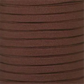 Flat Athletic Laces Custom Length with Tip - Brown (1 Pair Pack) Shoelaces