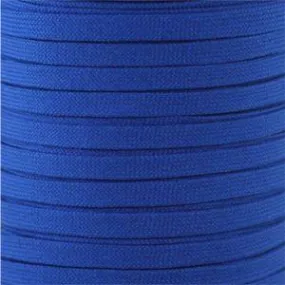 Flat Athletic Laces Custom Length with Tip - Royal Blue (1 Pair Pack) Shoelaces