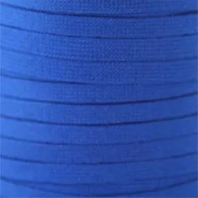 Flat Tubular Athletic Laces Custom Length with Tip - Royal Blue (1 Pair Pack) Shoelaces