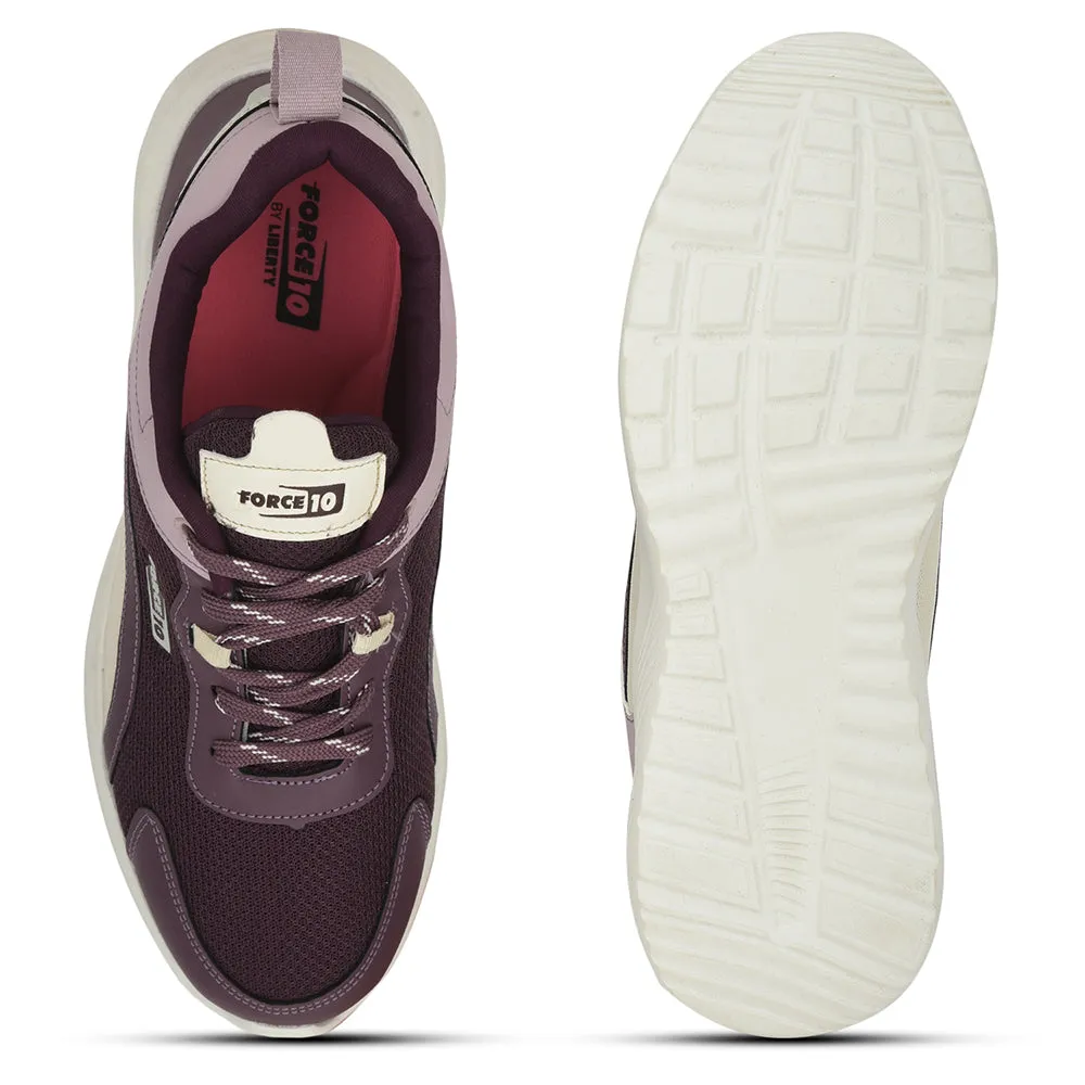 Force 10 Sports Lacing Shoes For Ladies (Purple) KENIA-E By Liberty