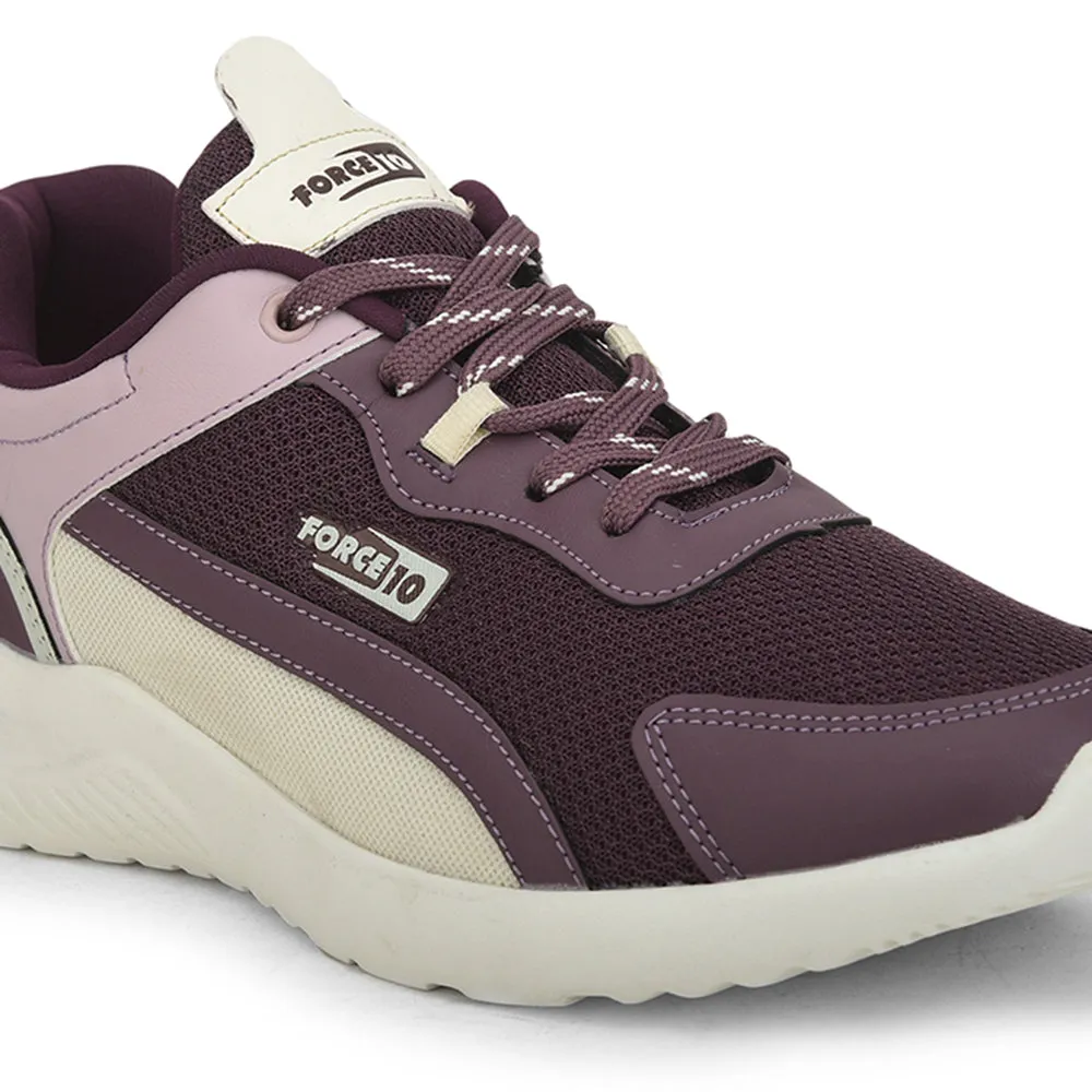 Force 10 Sports Lacing Shoes For Ladies (Purple) KENIA-E By Liberty