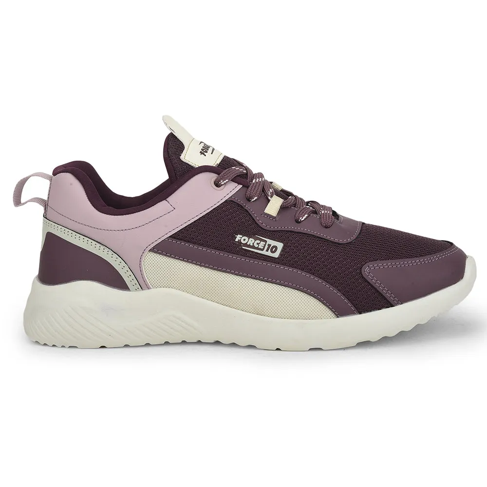 Force 10 Sports Lacing Shoes For Ladies (Purple) KENIA-E By Liberty