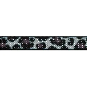 Glitter Flat Laces Custom Length with Tip - Cheetah (1 Pair Pack) Shoelaces