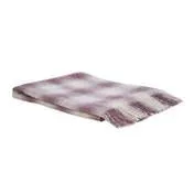 Harper Check Dusky Rose Throw