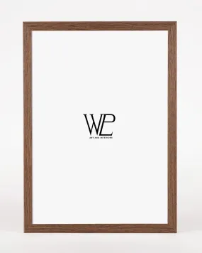 Premium Light Walnut Picture Frame, 11x14" Size Photo Frame