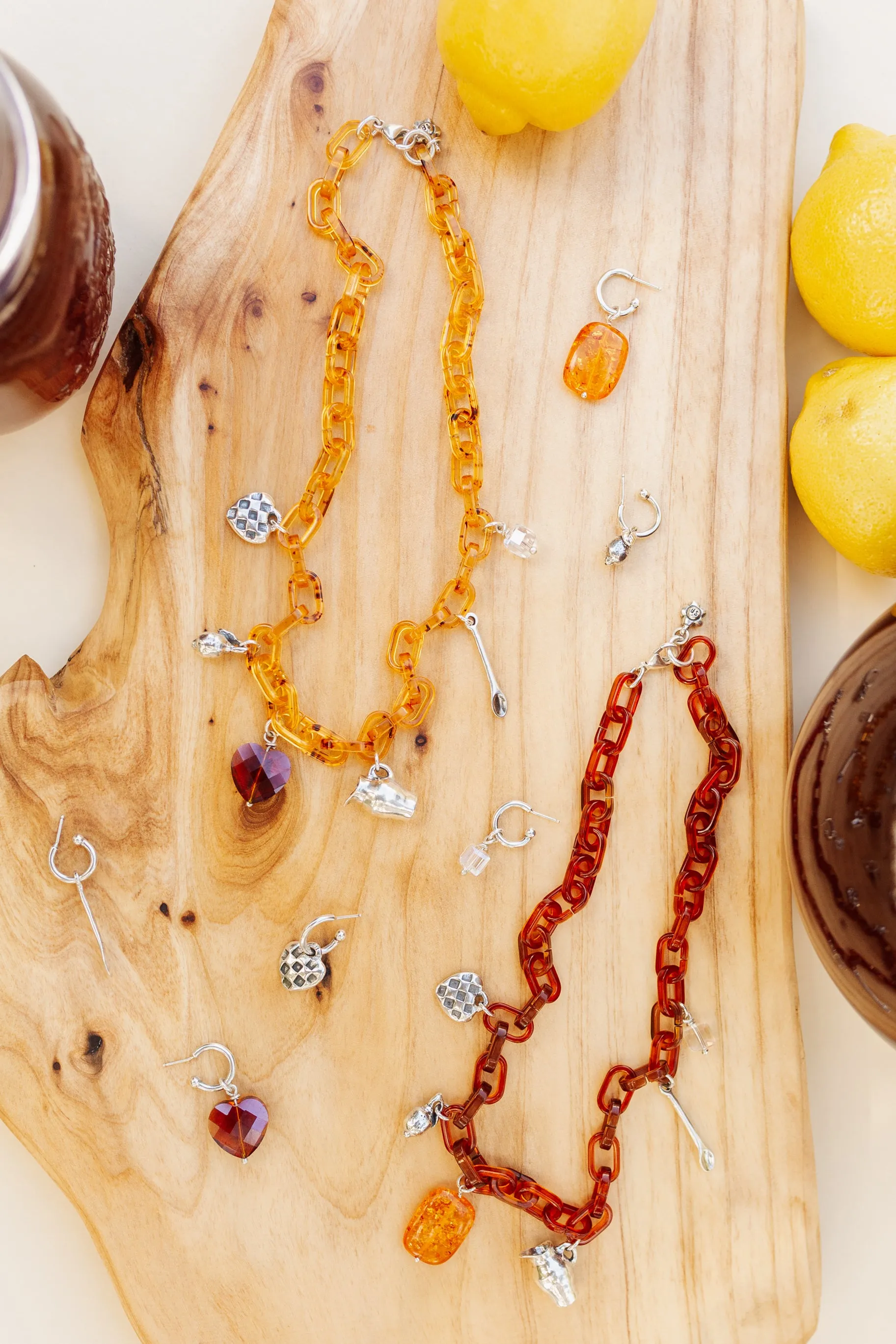 "Best of Both" Sweet Tea Hoop Earrings