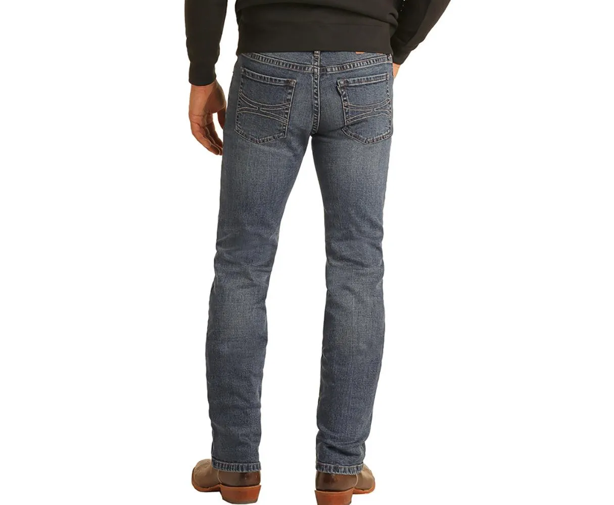 "Dark Vintage" Reflex Revolver Slim Straight Jeans