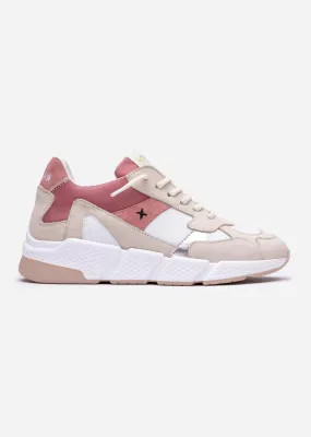 RACER Beige/White/Fuchsia