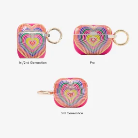 Rainbow Hearts AirPods Case