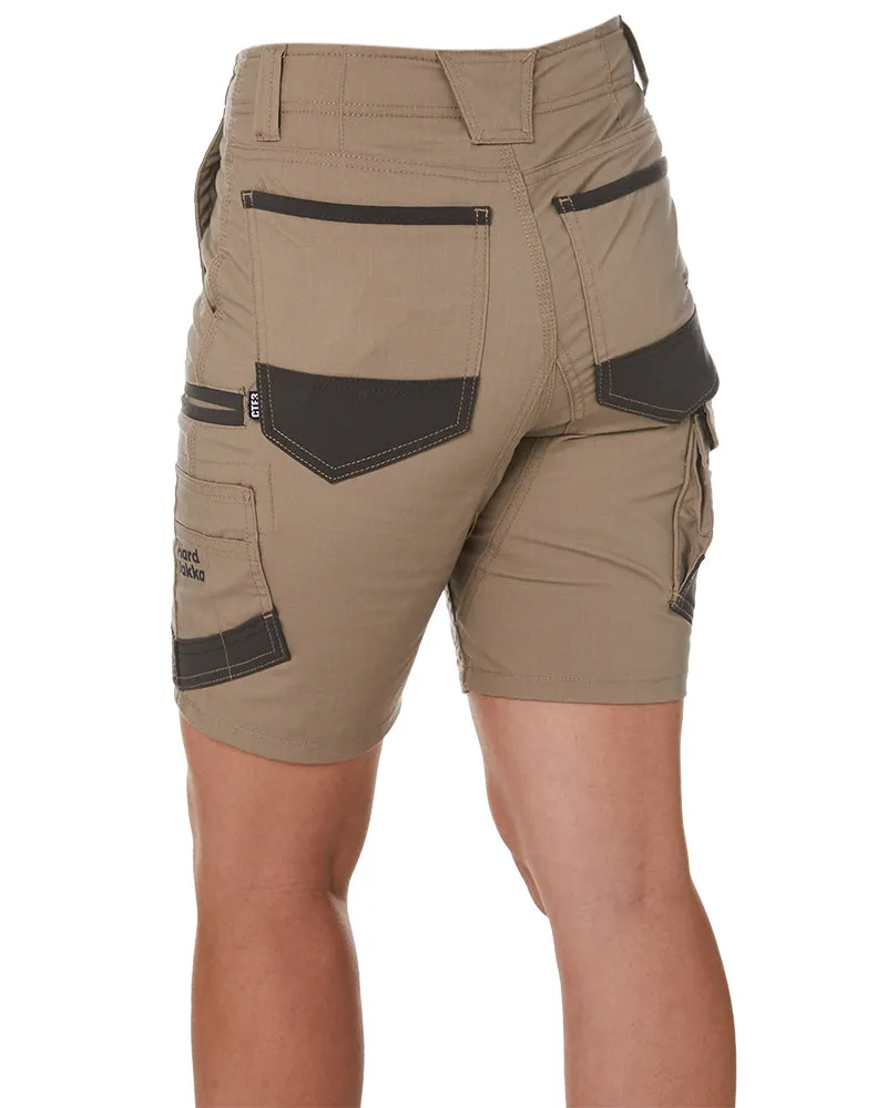 Raptor Womens Mid Shorts - Desert