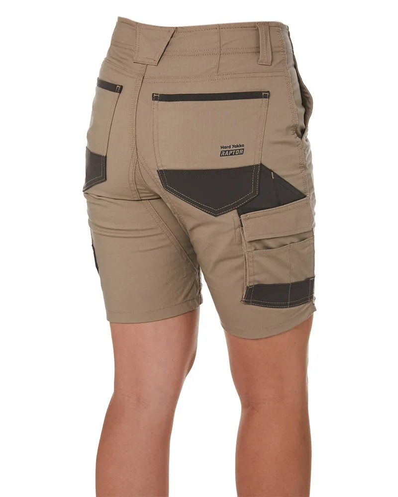 Raptor Womens Mid Shorts - Desert