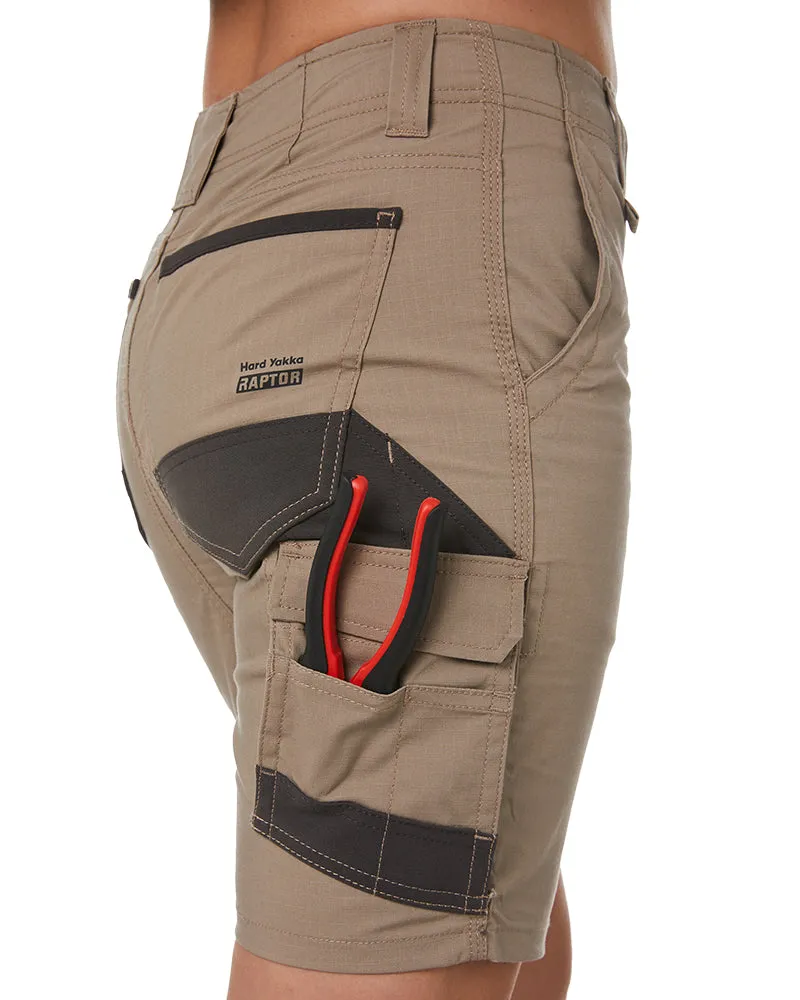 Raptor Womens Mid Shorts - Desert