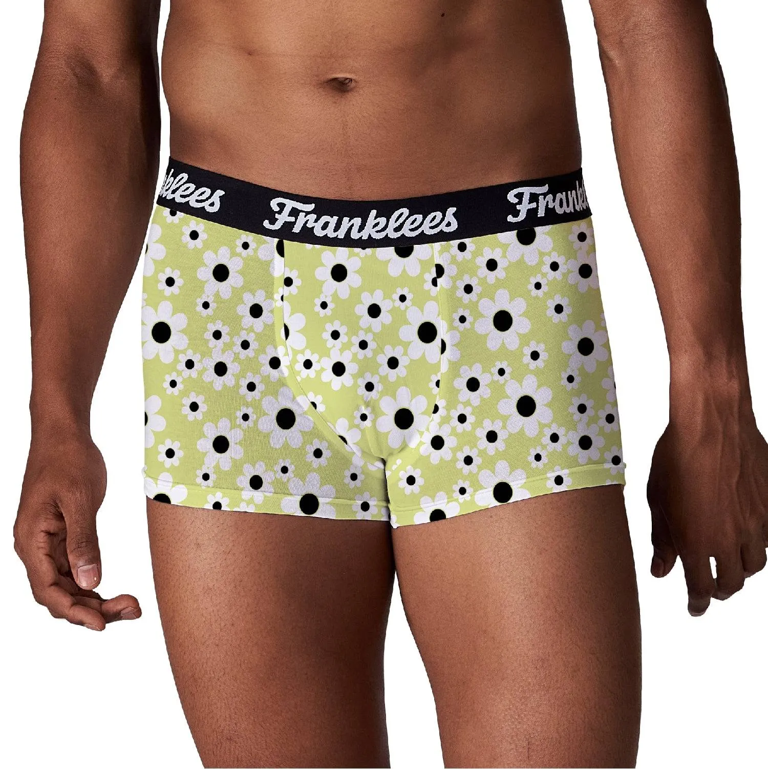 Short Leg Trunk | Soft Cotton | Retro Daisies