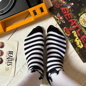 The Beatles Abbey Road Stripy Socks