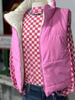 The Think Pink Puffer Vest 2.4