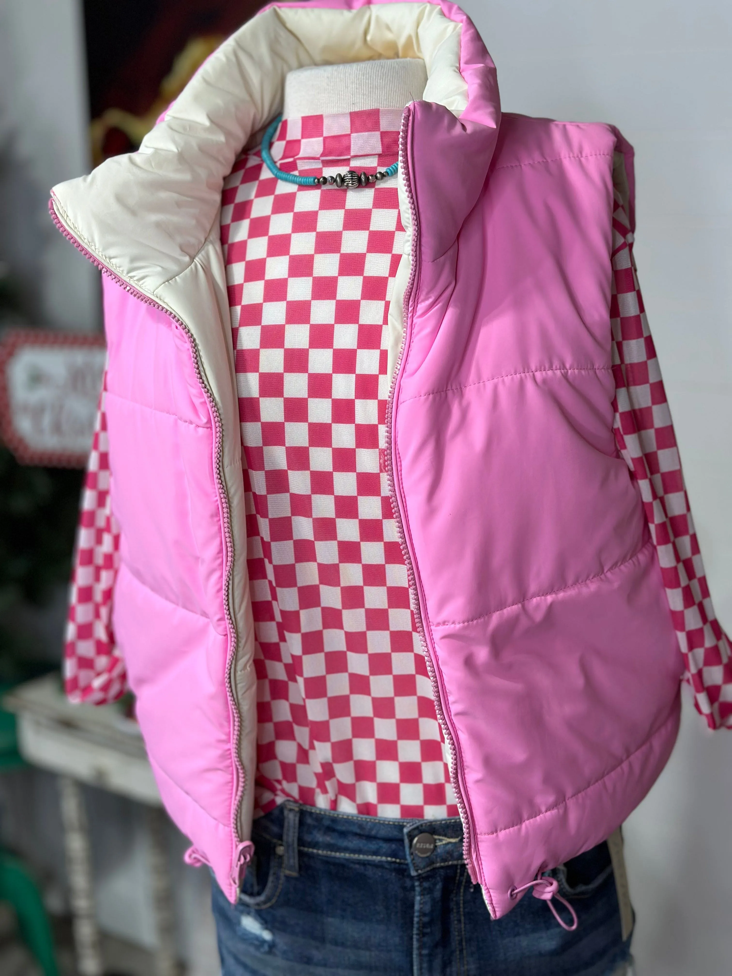 The Think Pink Puffer Vest 2.4