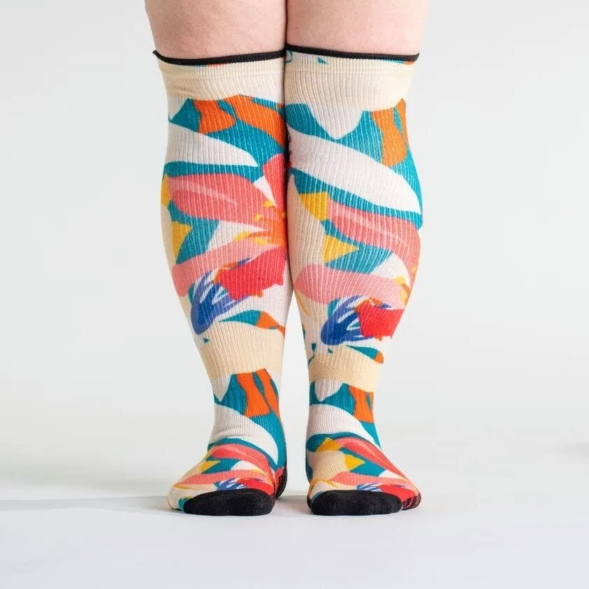 Tropical Bliss Diabetic Compression Socks