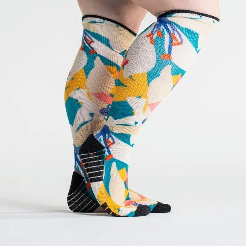 Tropical Bliss Diabetic Compression Socks