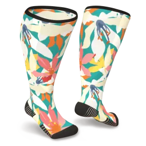 Tropical Bliss Diabetic Compression Socks