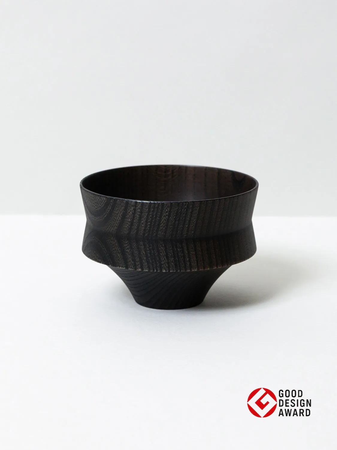 Tsumugi Wooden Bowl - Kine, Black